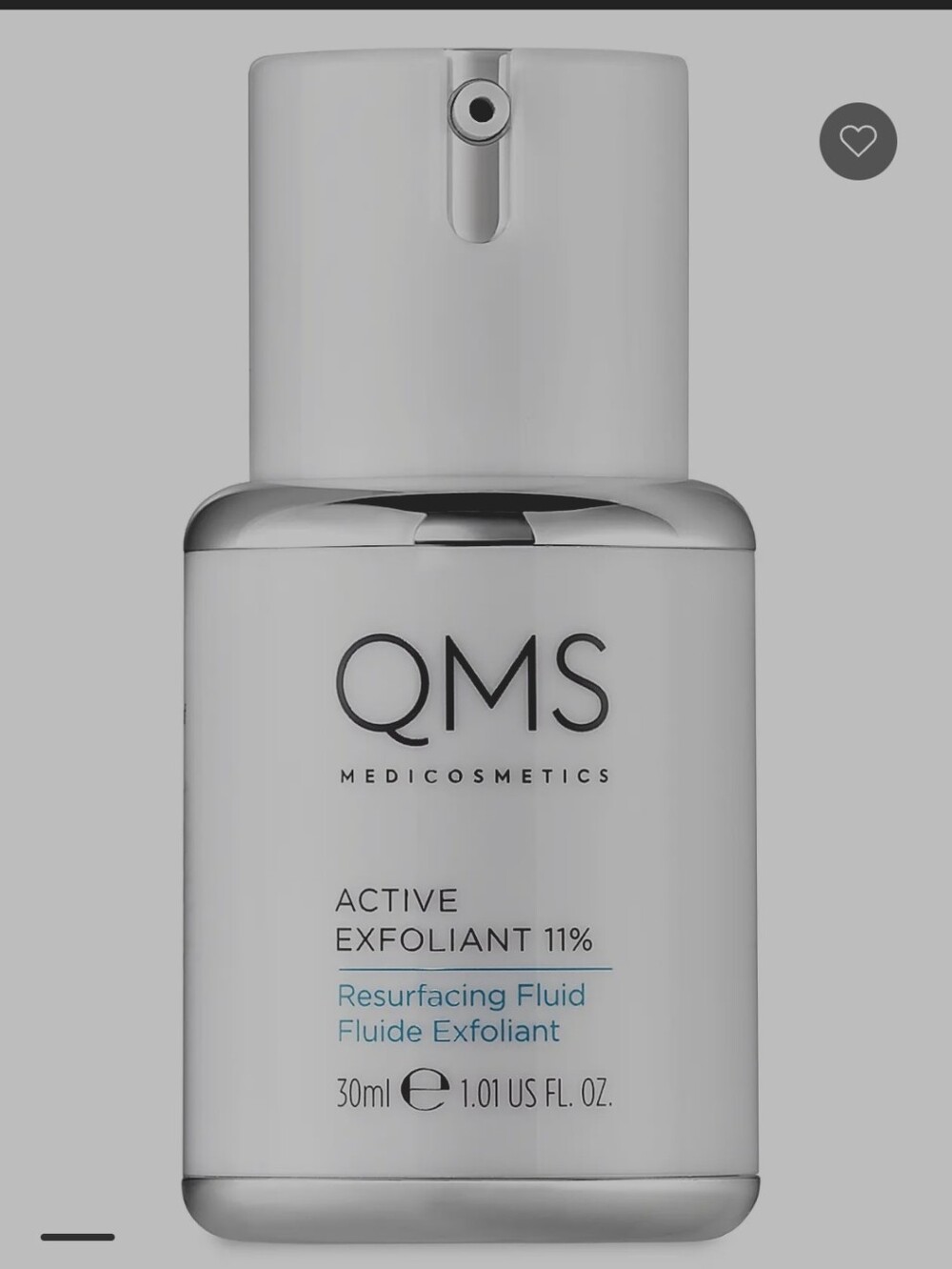 #236 QMS Active Exfoliant 11%